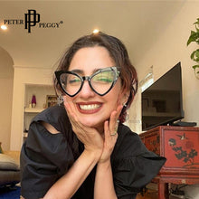 Load image into Gallery viewer, 1PCs Cat Eyes Glasses Frames Women Eyewear Men Vintage Clear Optical Eyeglasses Unisex Black Pink Frame