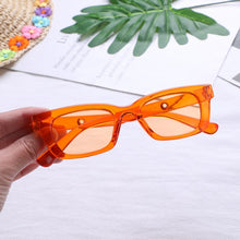 Load image into Gallery viewer, 1PCs  Unisex Rectangle Vintage Sunglasses 2022  Design Retro Sun Glasses Female Lady Eyeglass Cat Eye Casual Goggles
