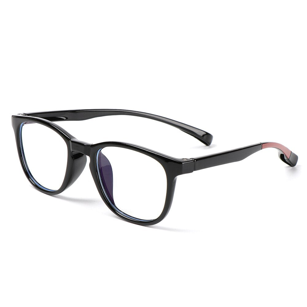 1Pc Anti-Blue Light Glasses Radiation Protection Soft Frame Goggle Ultralight Silicone Eyewear Kids Vision Care Eyeglasses