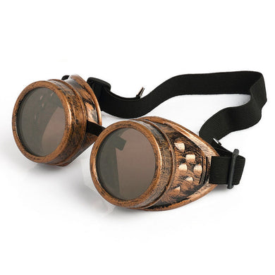 1Pc  Brand Designer Steampunk Sunglasses Men Steam Punk Round Sun Glasses For Men's Hippie Vintage Retro Goggles