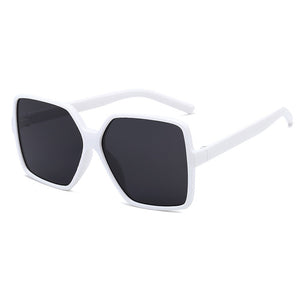1Pc Oversized Square Sunglasses UV Protection Retro Eyeglasses Big Frame Shades Sun Glasses Eyewear Accessories