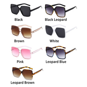 1Pc Oversized Square Sunglasses UV Protection Retro Eyeglasses Big Frame Shades Sun Glasses Eyewear Accessories