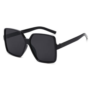 1Pc Oversized Square Sunglasses UV Protection Retro Eyeglasses Big Frame Shades Sun Glasses Eyewear Accessories