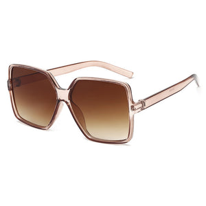 1Pc Oversized Square Sunglasses UV Protection Retro Eyeglasses Big Frame Shades Sun Glasses Eyewear Accessories