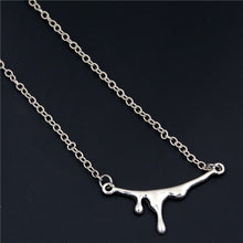 Load image into Gallery viewer, 1pc 2018 Halloween Goth Jewelry Skull Charms Bat Pendant Necklace For Festival Gift For Women Witch Hat