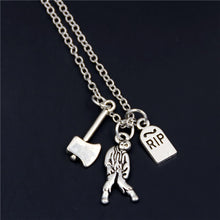 Load image into Gallery viewer, 1pc 2018 Halloween Goth Jewelry Skull Charms Bat Pendant Necklace For Festival Gift For Women Witch Hat
