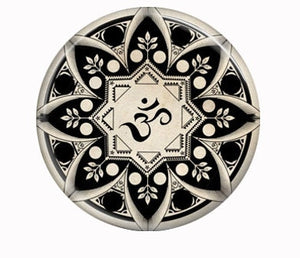 1pc 3D Om symb collana yoga pendente nastro nero girocollo corto collana da donna tatuaggio collana robusta collana collares gotico 