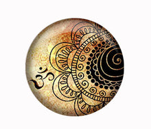 Carica l&#39;immagine nel visualizzatore di Gallery, 1pc 3D Om symb collana yoga pendente nastro nero girocollo corto collana da donna tatuaggio collana robusta collana collares gotico 