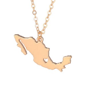 1pc Mexico Necklace Jewelry Youth Group Missions Trip Keepsake Mexico Missionary Vacation Location Mexican Cruise for lovers