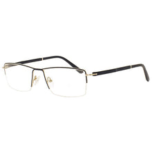 Load image into Gallery viewer, 1pcs Halfrim Men Metal Optical Frame Design Temple Stylish Eyeglass Frame China