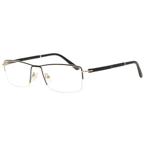1pcs Halfrim Men Metal Optical Frame Design Temple Stylish Eyeglass Frame China