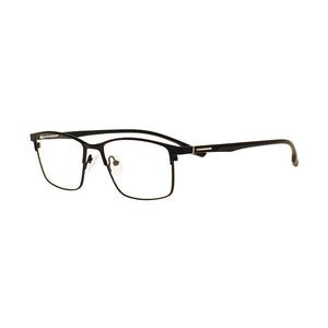 1pcs Halfrim Men Metal Optical Frame Design Temple Stylish Eyeglass Frame China