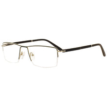Load image into Gallery viewer, 1pcs Halfrim Men Metal Optical Frame Design Temple Stylish Eyeglass Frame China