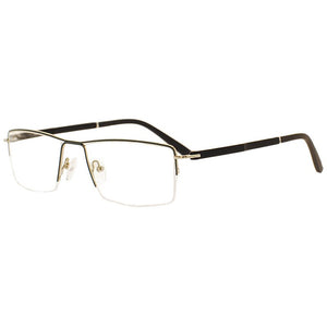 1pcs Halfrim Men Metal Optical Frame Design Temple Stylish Eyeglass Frame China