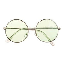 Carica l&#39;immagine nel visualizzatore di Gallery, 1 pz Occhiali da sole rotondi piccoli retrò da uomo Montatura in metallo Oro Nero Rosso Occhiali da sole piccoli individualità 