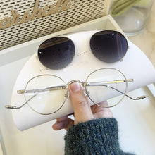 Load image into Gallery viewer, 2 In 1 Round Polarized Sunglasses Women Men Magnetic Anti Glare Driving Clips On Transparent Optical Glasses Frame  Design