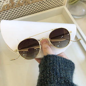 2 In 1 Round Polarized Sunglasses Women Men Magnetic Anti Glare Driving Clips On Transparent Optical Glasses Frame  Design