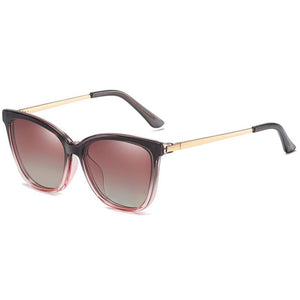 2 In 1 Set Polarized Clip On Sunglasses For Women Men Retro  CatEye Anti Blue Light Glasses Frame Magnetic Driving Eyewear