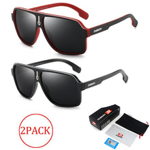 Load image into Gallery viewer, 2 PACK DUBERY Pilot Polarized Sunglasses Men Light Eyeglasses Frame Sun Glasses Outdoor Travel Male Goggles UV Lens H24