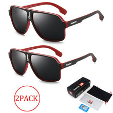 Load image into Gallery viewer, 2 PACK DUBERY Pilot Polarized Sunglasses Men Light Eyeglasses Frame Sun Glasses Outdoor Travel Male Goggles UV Lens H24