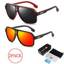 Load image into Gallery viewer, 2 PACK DUBERY Pilot Polarized Sunglasses Men Light Eyeglasses Frame Sun Glasses Outdoor Travel Male Goggles UV Lens H24