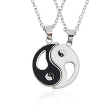 Load image into Gallery viewer, 2 PCS Best Friends Necklace Jewelry Yin Yang Tai Chi Pendant Couples Paired Necklaces&amp;Pendants Unisex Lovers Valentine&#39;s Gift