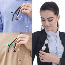 Carica l&#39;immagine nel visualizzatore di Gallery, 2 Pcs Magnetic Glasses Sunglasses Spectacles Clip Earphone Key Lens Holder Pin XRQ88