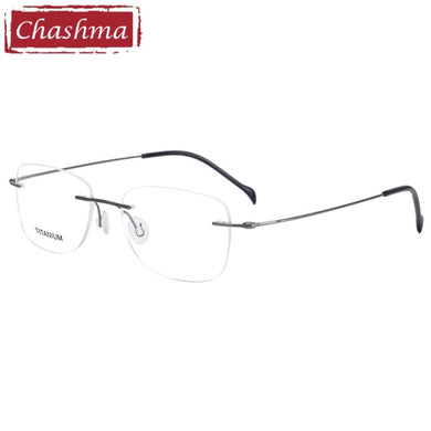 2 g Men Prescription Eyeglasses Graduation Lenses Light Optical Frames Rimless Titanium Spectacle Frame for Women