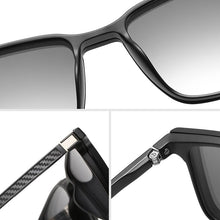 Load image into Gallery viewer, 2 in 1 Magnet Clip on Sunglasses Men Polarized UV400 Prescription Sun Glasses For Men Driving Optical Myopia Glasses Rectangle