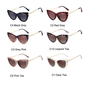 2 in 1 Magnetic Polarized Sunglasses Women  Brand Trends Cat Eye Sun Glasses Eyeglasses Female Blue Light Blocking