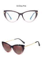 Load image into Gallery viewer, 2 in 1 Magnetic Polarized Sunglasses Women  Brand Trends Cat Eye Sun Glasses Eyeglasses Female Blue Light Blocking