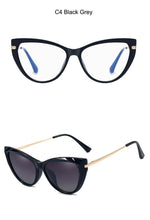 Load image into Gallery viewer, 2 in 1 Magnetic Polarized Sunglasses Women  Brand Trends Cat Eye Sun Glasses Eyeglasses Female Blue Light Blocking