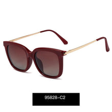 Load image into Gallery viewer, 2 in 1 Polarized Magnet Clip On Eyeglasses Frame for Women TR90 Cat Eye Optical Glasses Frame Female Myopia Prescription