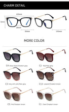 Load image into Gallery viewer, 2 in 1 Polarized Magnet Clip On Eyeglasses Frame for Women TR90 Cat Eye Optical Glasses Frame Female Myopia Prescription