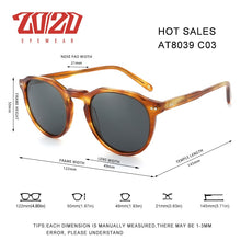 Load image into Gallery viewer, 20/20 Acetate Polarized Unisex Sunglasses Design Brand Maker For Men and Women Sun Glasses AT8181 occhiali da sole donna