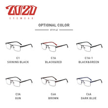 Load image into Gallery viewer, 20/20 Design Men Titanium Alloy Optical Glasses Frame  Male Square Ultralight Eye Myopia Prescription Eyeglasses HT19-62