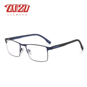 20/20 Design Men Titanium Alloy Optical Glasses Frame  Male Square Ultralight Eye Myopia Prescription Eyeglasses HT19-62