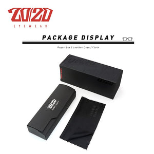 20/20 Design Men Titanium Alloy Optical Glasses Frame  Male Square Ultralight Eye Myopia Prescription Eyeglasses HT19-62