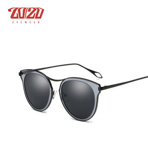 20/20  Polarized Sunglasses Women Style Metal Frame Sun Glasses Famous Lady Brand Designer Oculos Feminino P0877
