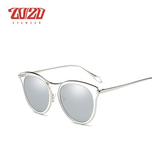 20/20  Polarized Sunglasses Women Style Metal Frame Sun Glasses Famous Lady Brand Designer Oculos Feminino P0877