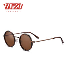 Load image into Gallery viewer, 20/20  Brand Design Polarized Sunglasses Unisex Alloy Round Frame For Man Driving  UV400 Lens Woman Eyewear AK17124