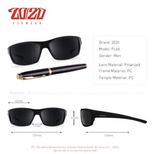 Load image into Gallery viewer, 20/20 Optical Brand Design  Polarized Sunglasses Men  Male Eyewear Sun Glasses Travel Fishing Oculos PL66 With Box