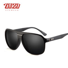 Carica l'immagine nel visualizzatore di Gallery, 20/20 Occhiali da sole vintage da uomo polarizzati Occhiali da sole Cornice nera Occhiali da guida Occhiali maschili per uomo Oculos PL303 