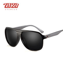 Carica l'immagine nel visualizzatore di Gallery, 20/20 Occhiali da sole vintage da uomo polarizzati Occhiali da sole Cornice nera Occhiali da guida Occhiali maschili per uomo Oculos PL303 