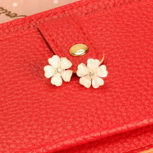 2014 Fashiong Style Beautiful Earring Girl Ear Stud Flower Shining Rhinestone Alloy 88 CX17