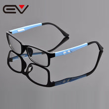 Carica l&#39;immagine nel visualizzatore di Gallery, 2015 EV TR90 Frame Multicolored Eyeglasses Students Myopia Glasses Optical Frame Clear Lens Oculos de Grau EV0919