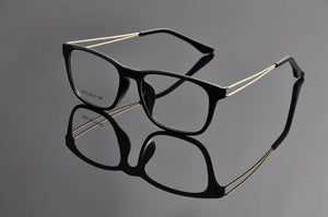 2015 EV Women Ultra-fine Metal Legs Eyeglasses TR90 Retro Large Full Frame Glasses Students Optical Myopia Glasses Frame EV0941