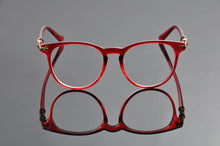 Load image into Gallery viewer, 2015 Round Myopia Optical Frame Brand Design Plain Eye Glasses oculos de grau Ultra-light TR90  Vintage Frame EV0975