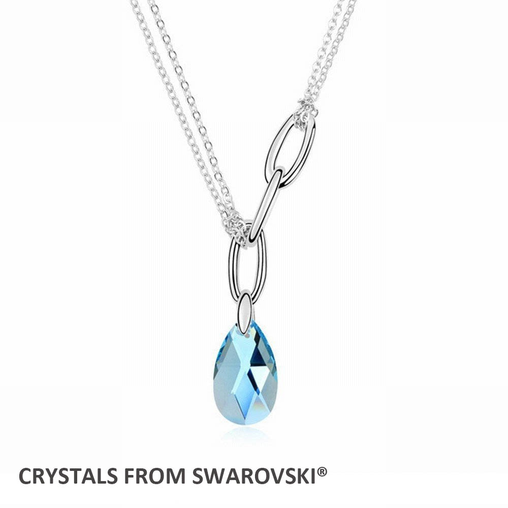 2016 Christmas Mother's D gift! Fashion Mini Parallele Necklace Crystals from Swarovski wholesale