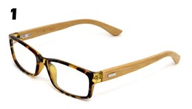 2016 Classic Plain Glasse Donna/Uomo Occhiali trasparenti Cool Eyewear Occhiali Cornice in bambù GL-5279